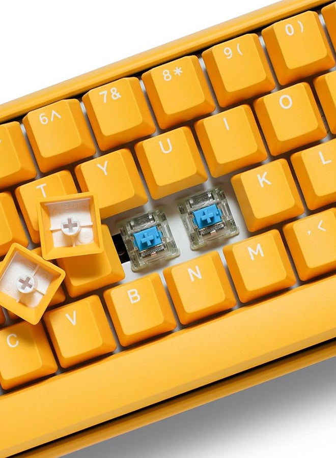 داكي Ducky One 3 Yellow Ducky Mini 60% Cherry Blue Switch  - Image 4