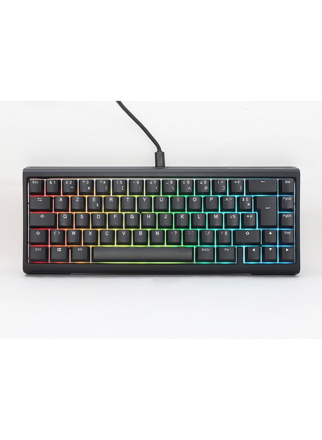 داكي Ducky Tinker65 Black Prebuilt AR Layout SF 65% Cherry Blue Switch  - Image 1