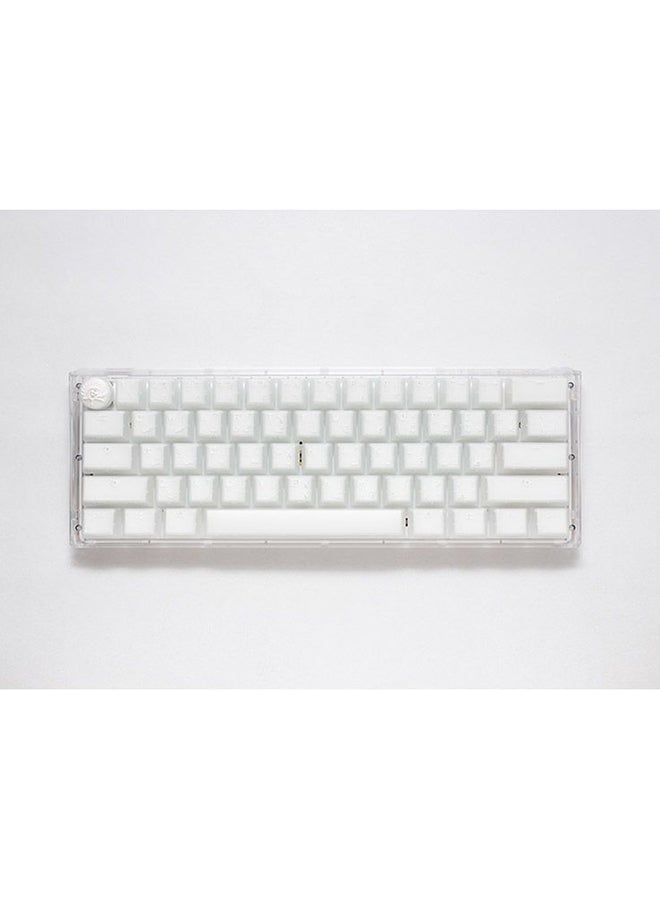 داكي مفتاح Ducky One 3 Aura White Mini 60% باللون الأزرق الكرزي  - Image 1