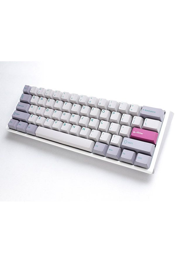 داكي Ducky One 3 Mist Grey Mini 60% Cherry Red Switch  - Image 3