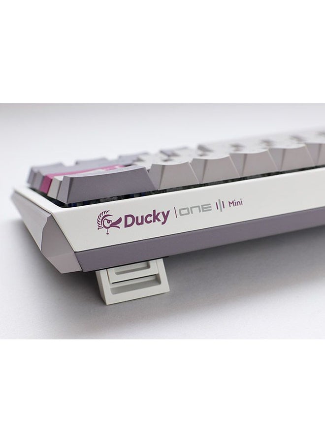 داكي Ducky One 3 Mist Grey Mini 60% Cherry Red Switch  - Image 5