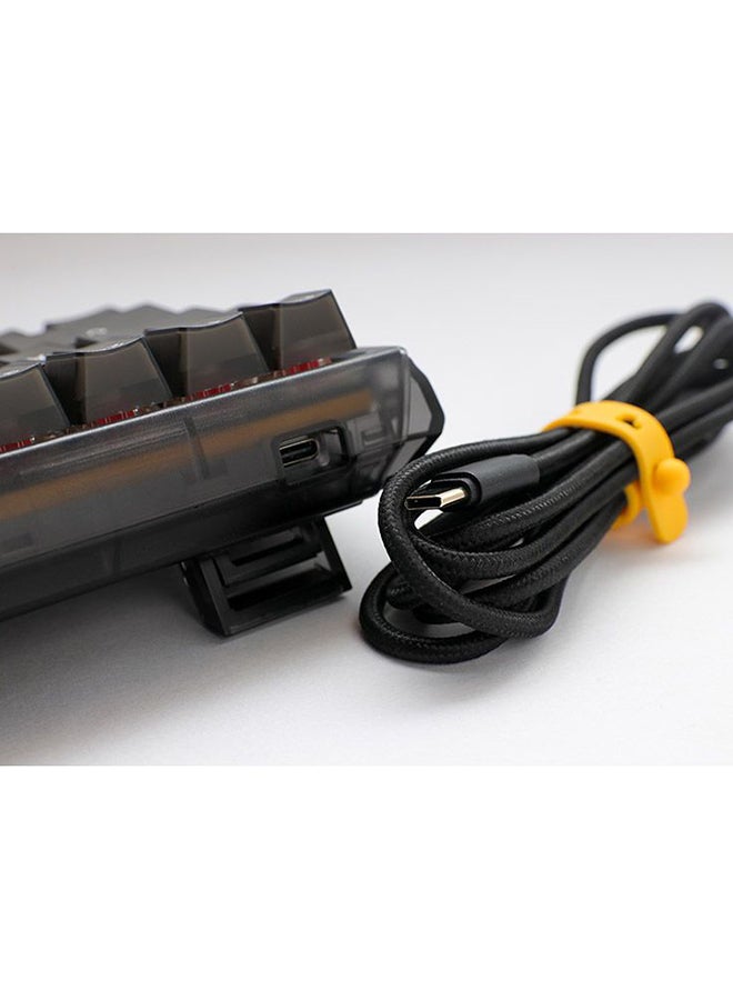 داكي مفتاح Ducky One 3 Aura Black Mini 60% بني كرزي  - Image 3