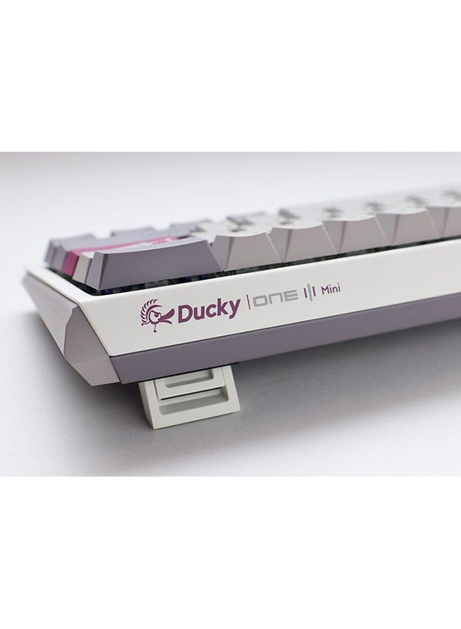 داكي Ducky One 3 Mist Gray Mini 60% Cherry Blue Switch  - Image 5