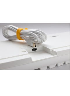 Ducky Ducky One 3 Classic Pure White Fullsize 100% Cherry Blue Switch  - Image 3