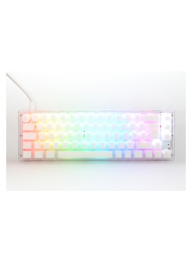 داكي Ducky One 3 Aura White SF 65% Cherry Blue Switch  - Image 1
