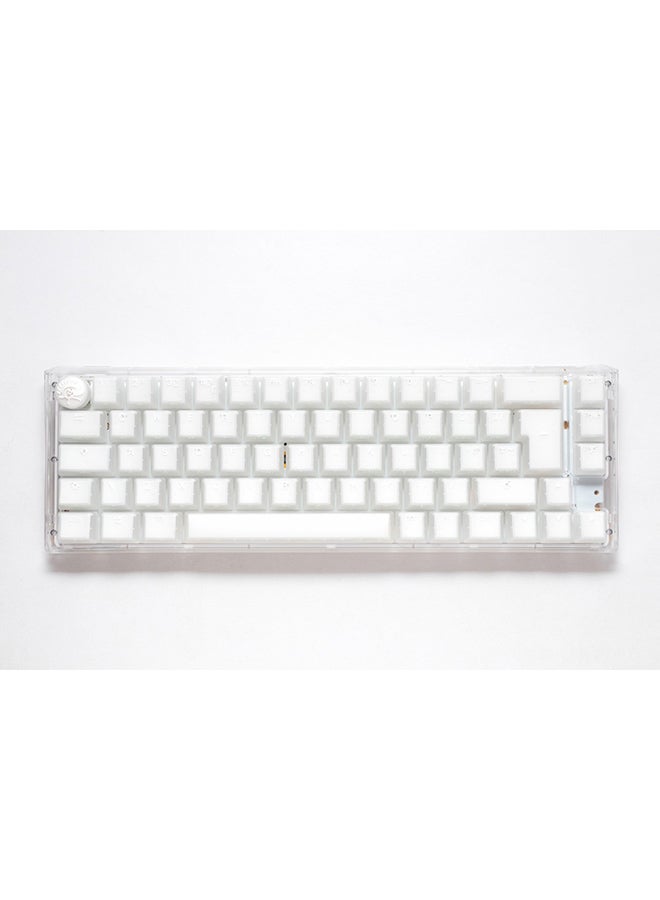 داكي Ducky One 3 Aura White SF 65% Cherry Blue Switch  - Image 5