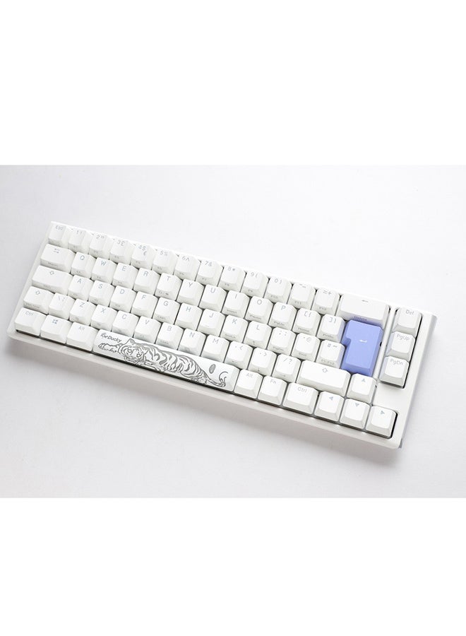 داكي Ducky One 3 Classic Pure White SF 65% Cherry Brown Switch  - Image 1