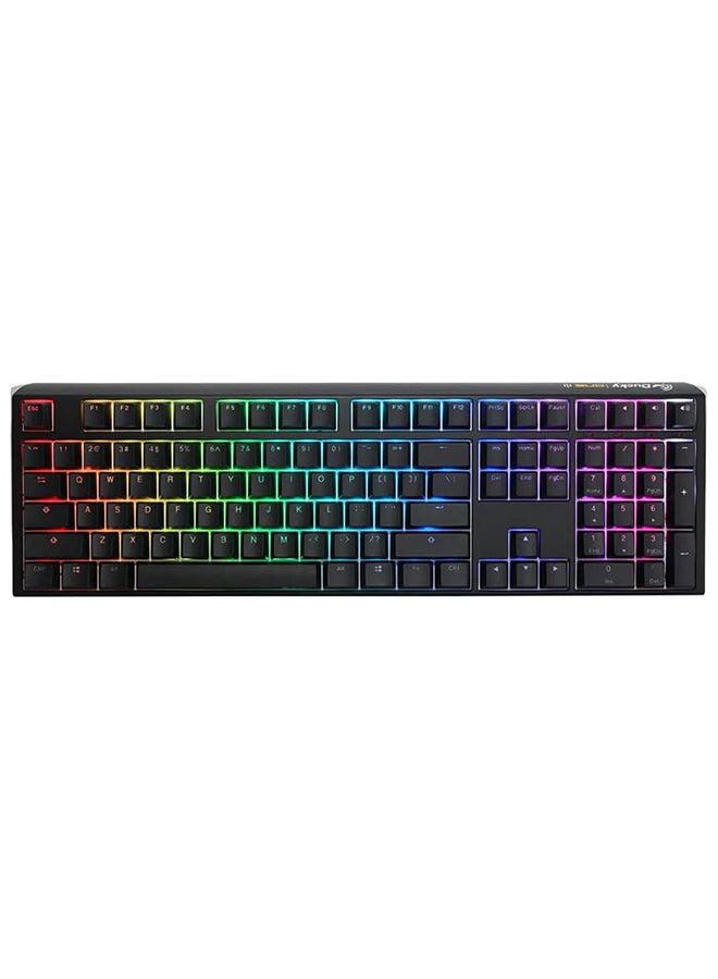 داكي Ducky One 3 Classic Black/White Fullsize 100% Cherry Red Switch  - Image 1