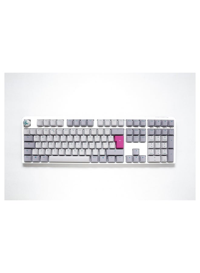 داكي Ducky One 3 Mist Grey Fullsize 100% Cherry Red Switch  - Image 1