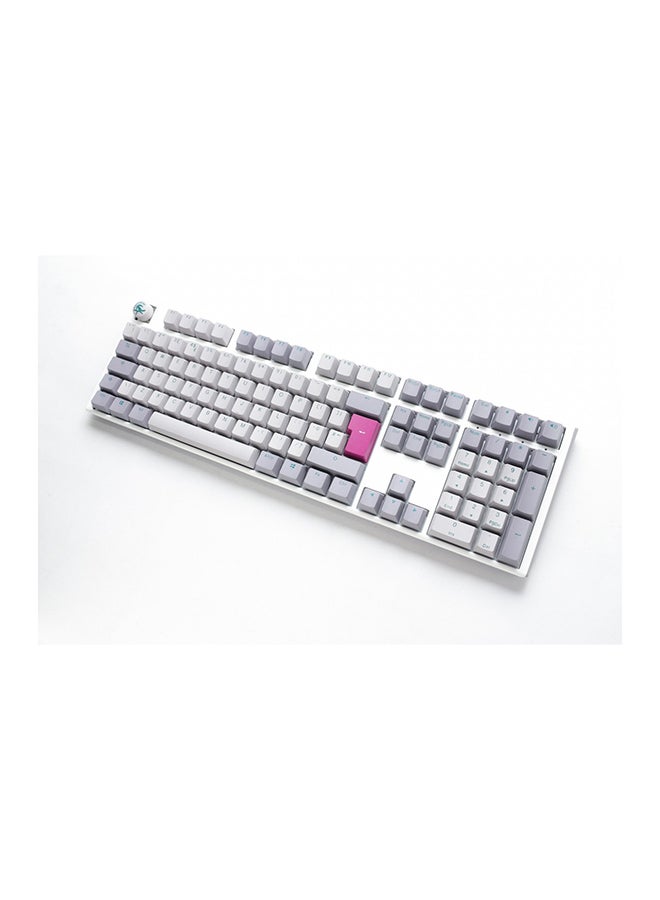 داكي Ducky One 3 Mist Grey Fullsize 100% Cherry Red Switch  - Image 2