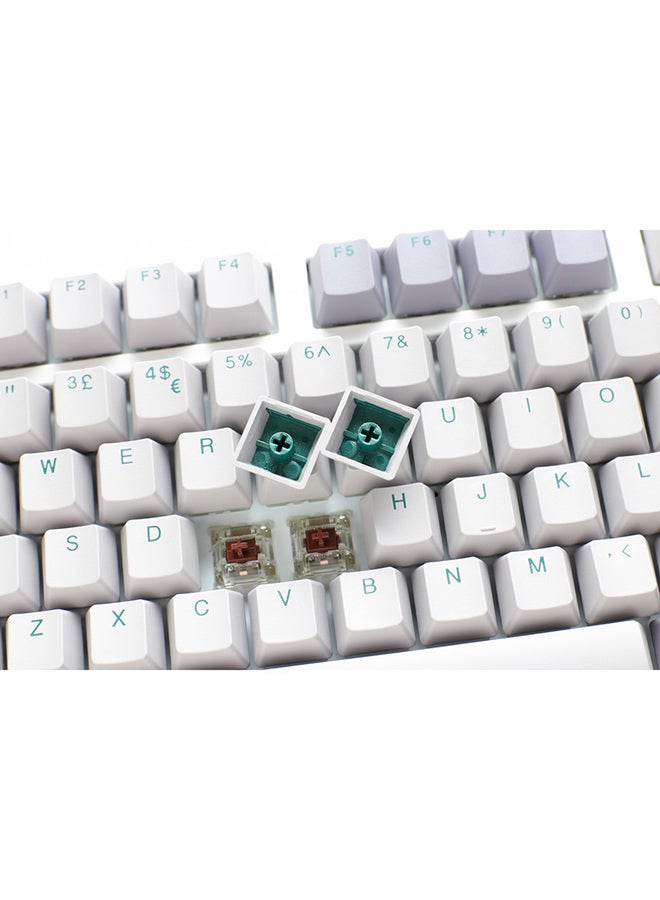 داكي Ducky One 3 Mist Grey Fullsize 100% Cherry Red Switch  - Image 4