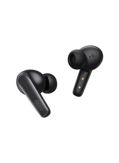 QCY T13X TWS Wireless Earbuds With 5.3 Bluetooth, 4 Microphones With ENC Noise Cancellation, Water Resistance, Touch Controls And Long Battery Life Black  - Image 3