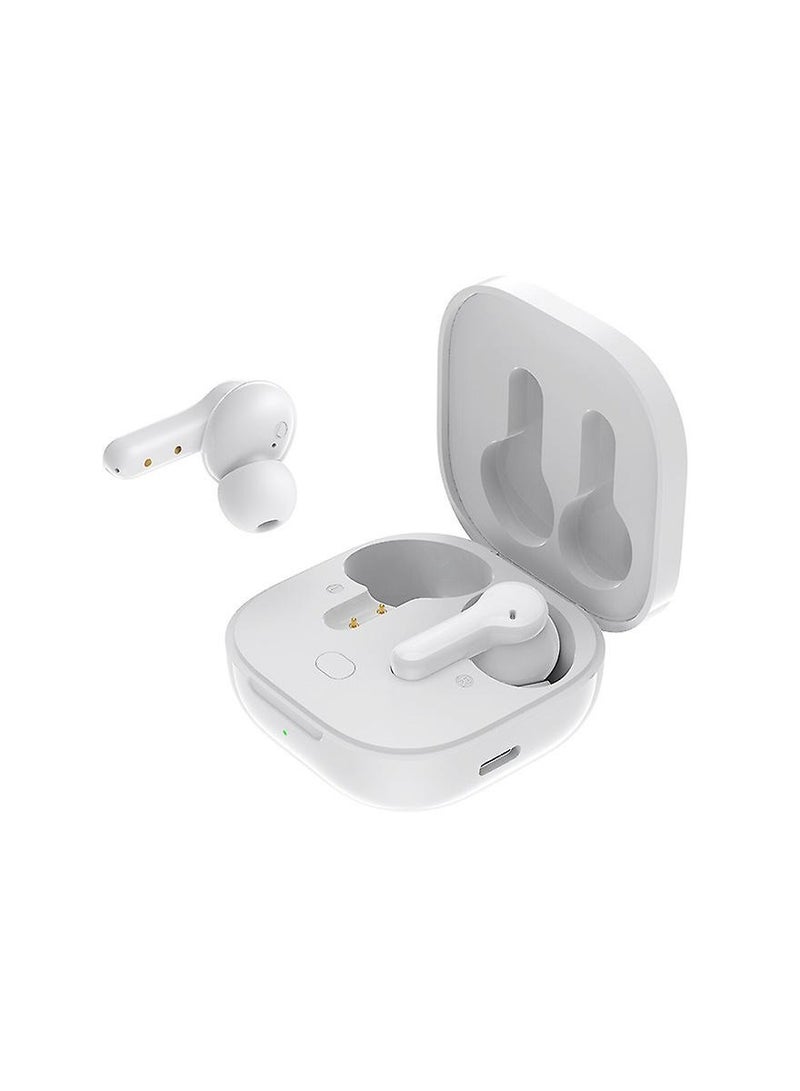 QCY - T13X Wireless Earbuds , Active Noise Cancellation Bluetooth Earphones, ANC Levels Transparency Mode EQ Settings , IPX5 Waterproof - White - Image 1