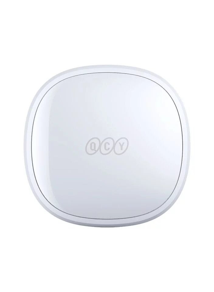 QCY - T13X Wireless Earbuds , Active Noise Cancellation Bluetooth Earphones, ANC Levels Transparency Mode EQ Settings , IPX5 Waterproof - White - Image 1