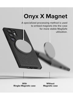 Ringke Onyx Magnetic Compatible With Samsung S24 Ultra 5G (2024) Case Enhanced Grip Tough Flexible TPU Shockproof Rugged TPU Bumper Phone Cover Black  - Image 4