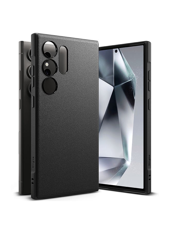 Ringke Onyx Compatible with Samsung Galaxy S24 Ultra 5G Case (2024), Rugged Shockproof Non-Slip TPU Slim Thin Phone Cover Black - Image 1