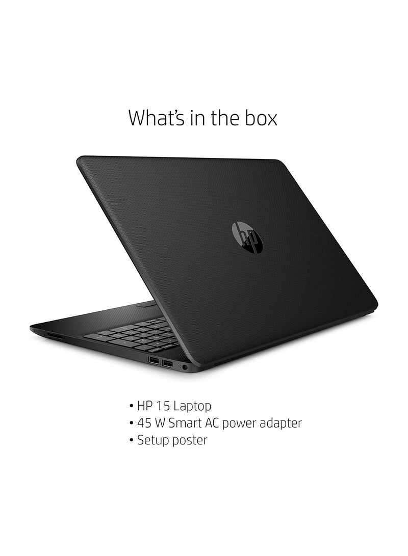 إتش بي - Newest Laptop With 15.6-Inch Display, Celeron N4020 Processor/8GB RAM/128GB SSD/Windows 10 Home + 32Gb Tela Usb Card English Black - Image 1