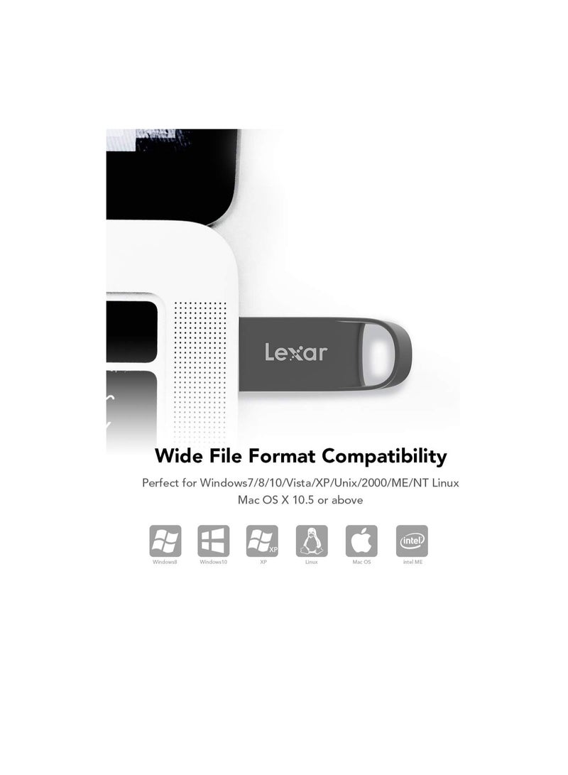 ليكسار - محرك أقراص فلاش Lexar E21 سعة 32 جيجابايت USB 2.0، عصا USB صغيرة، - Image 1