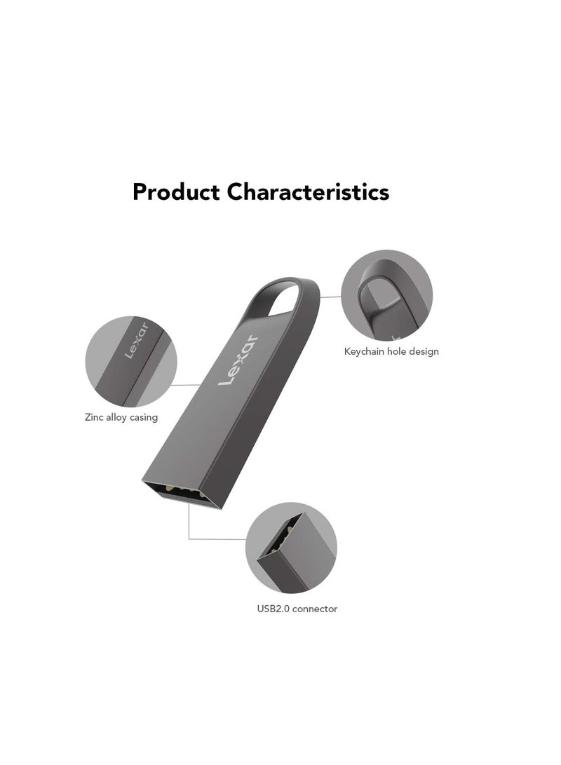 ليكسار - محرك أقراص فلاش Lexar E21 سعة 32 جيجابايت USB 2.0، عصا USB صغيرة، - Image 1
