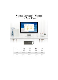 Lexar Lexar E21 64GB USB 2.0 Flash Drive, Mini USB Stick 64 GB  - Image 3