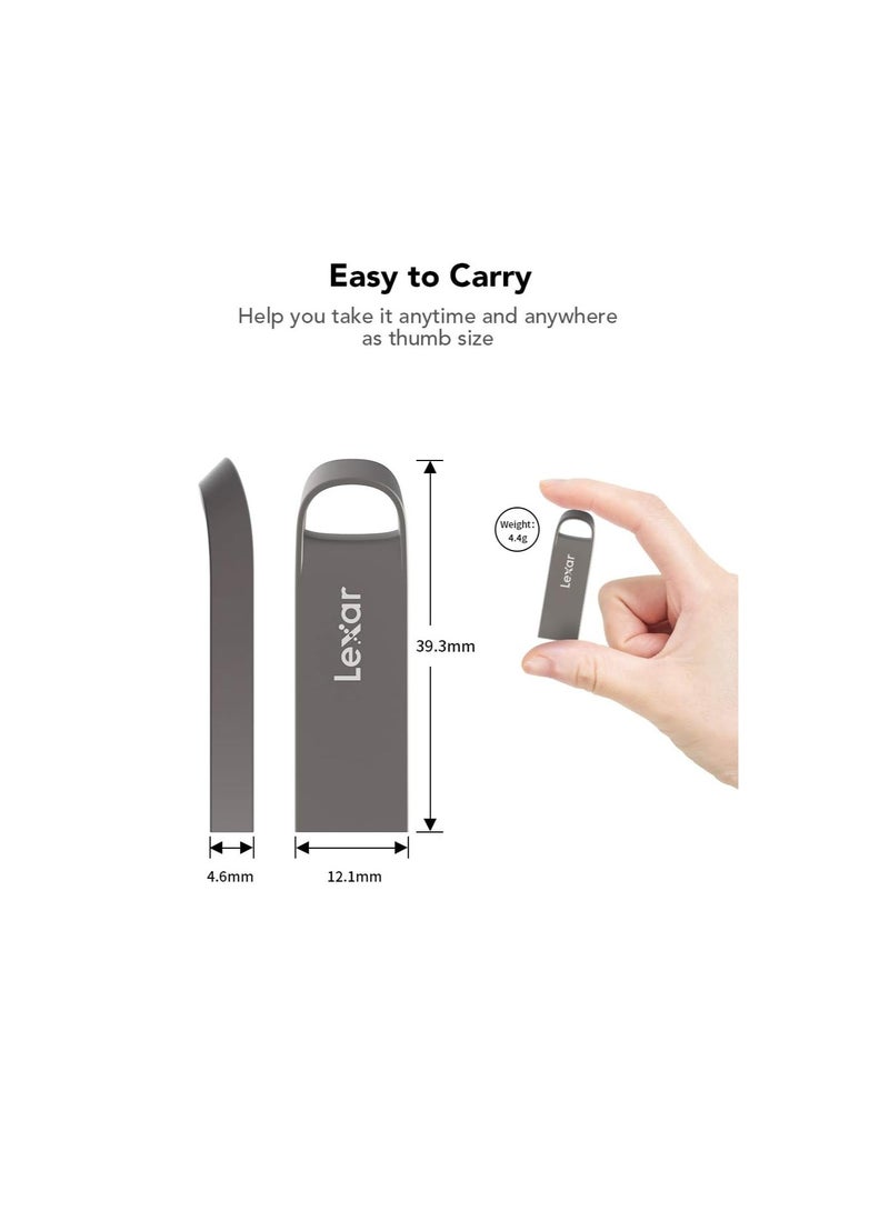 ليكسار محرك أقراص فلاش Lexar E21 سعة 64 جيجابايت USB 2.0، عصا USB صغيرة  - Image 5