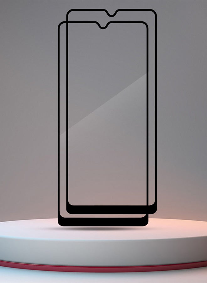 مارجون 2 Pack For Samsung Galaxy A25 Screen Protector 9H Hardness Scratch Resistance Screen Protector Touch Sensitive Case Friendly Tempered Glass Film Clear - Image 3