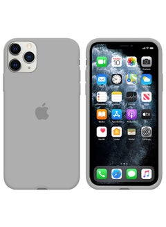 MARGOUN iPhone 11 Pro Max Case Slim Silicone Case Soft Anti-Scratch Full Body Shockproof Protective Case Cover Grey  - Image 4