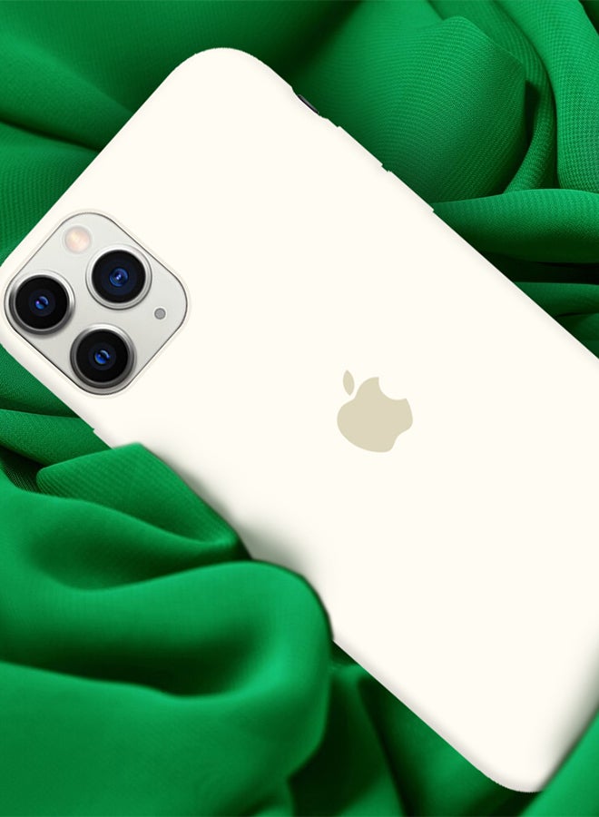 MARGOUN - iPhone 11 Pro Max Case Slim Silicone Case Soft Anti-Scratch Full Body Shockproof Protective Case Cover White - Image 1