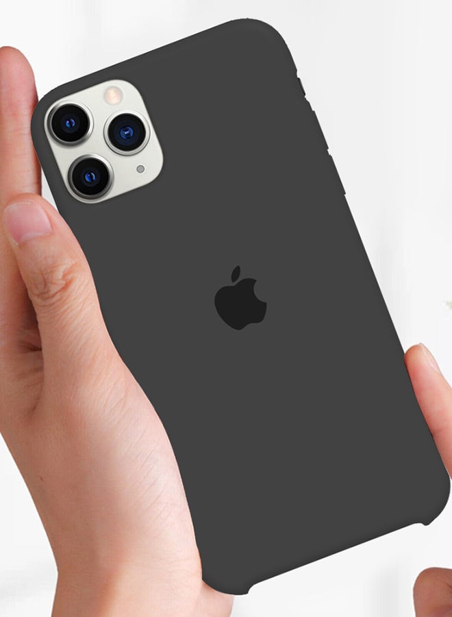 MARGOUN - iPhone 11 Pro Max Case Slim Silicone Case Soft Anti-Scratch Full Body Shockproof Protective Case Cover Black - Image 1