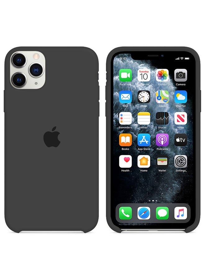 MARGOUN - iPhone 11 Pro Max Case Slim Silicone Case Soft Anti-Scratch Full Body Shockproof Protective Case Cover Black - Image 1