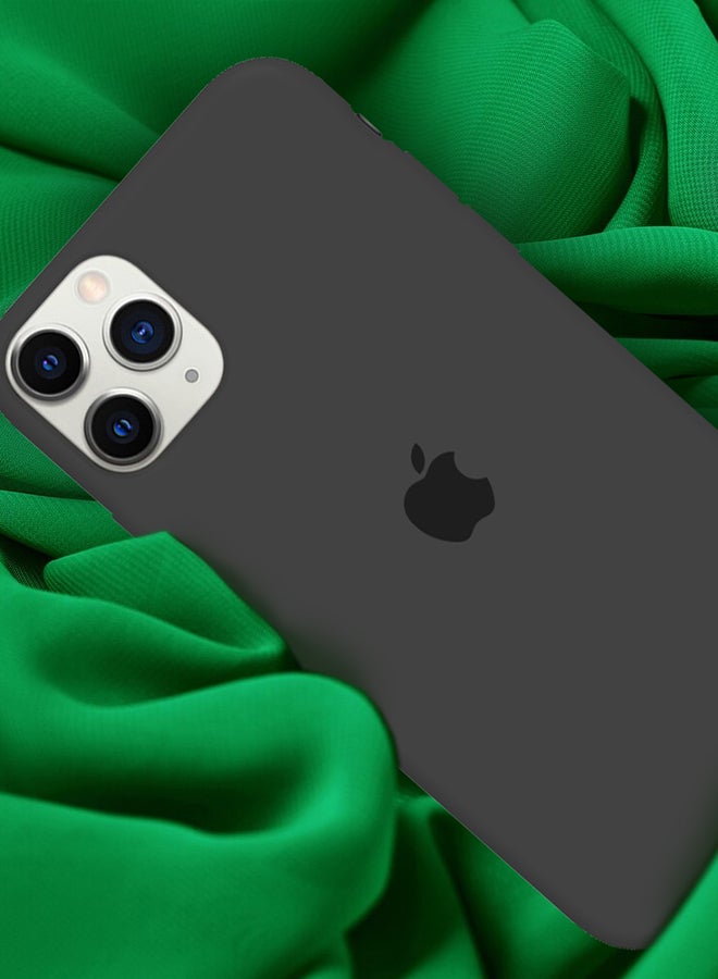MARGOUN - iPhone 11 Pro Max Case Slim Silicone Case Soft Anti-Scratch Full Body Shockproof Protective Case Cover Black - Image 1