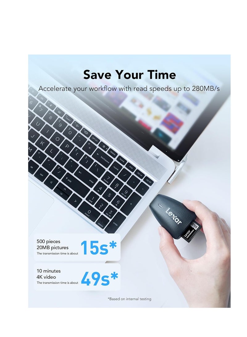 Lexar Lexar Silver Pro SD Card 128GB, UHS-II Memory Card, V60, U3, C10, SDXC Card, Up To 280MB/s 128 GB - Image 5