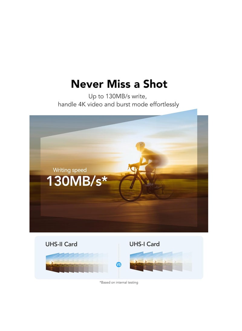 Lexar Lexar Silver Pro SD Card 256GB, UHS-II Memory Card, V60, U3, C10, SDXC Card, Up To 280MB/s 256 GB - Image 3