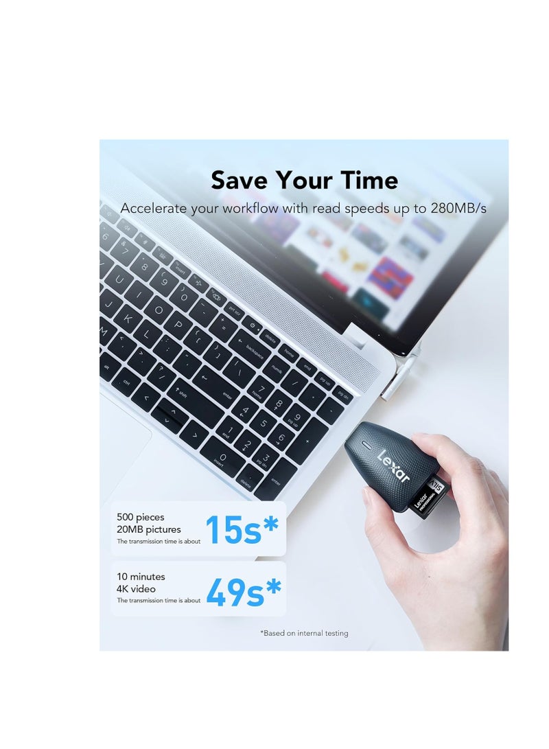 Lexar Lexar Silver Pro SD Card 256GB, UHS-II Memory Card, V60, U3, C10, SDXC Card, Up To 280MB/s 256 GB - Image 5