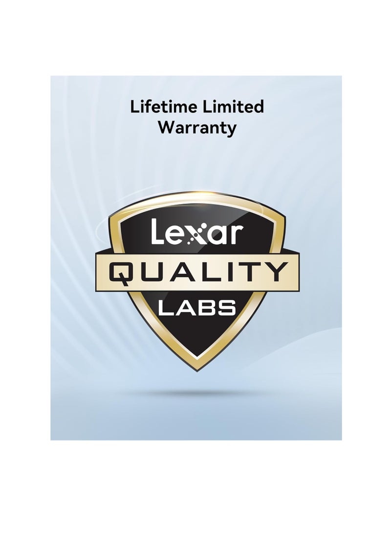 Lexar - Lexar Silver Pro SD Card 64GB, UHS-II Memory Card, V60, U3, C10, SDXC Card, Up To 280MB/s 64 GB - Image 1