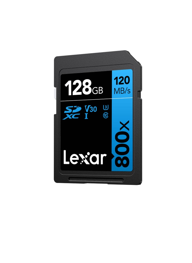 Lexar Lexar 128GB High-Performance 800x UHS-I SDHC Memory Card (BLUE Series) 128 GB - Image 3