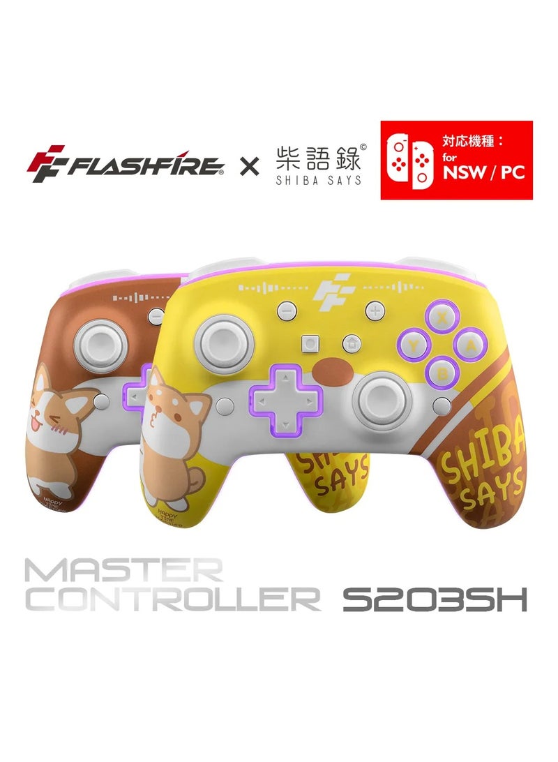FLASHFIRE Flashfire NS/PC Bluetooth + 2.4G Wireless Handle Controller Joystick  - Image 1
