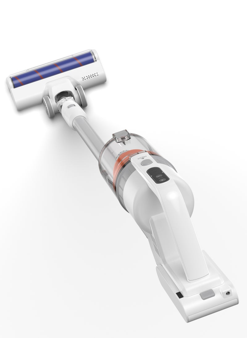 Nobel - 2 In 1 Rechargeable Stick Cordless Vacuum Cleaner With 1.20L Max Dust Capacity And 25.9V Lithium Battery, Standard 35Min, Max 12Min Speed, Wireless Operation With HEPA Filter 1.2 L 380 W NVC625 White - Image 1