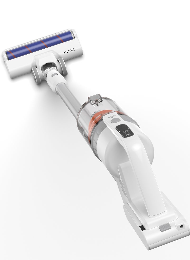Nobel - 2 In 1 Rechargeable Stick Cordless Vacuum Cleaner With 1.20L Max Dust Capacity And 25.9V Lithium Battery, Standard 35Min, Max 12Min Speed, Wireless Operation With HEPA Filter 1.2 L 380 W NVC625 White - Image 1