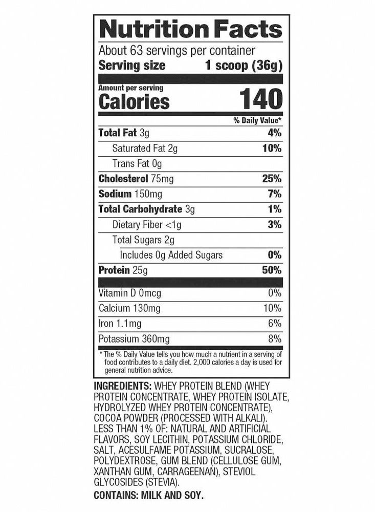 Dymatize Elite 100% Whey Protein Rich Chocolate 63 Servings 2.3 Kg  - Image 2