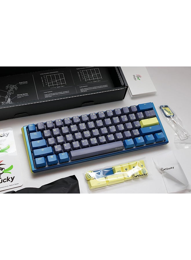 داكي Ducky One 3 Daybreak Mini 60% كرزي بني  - Image 1