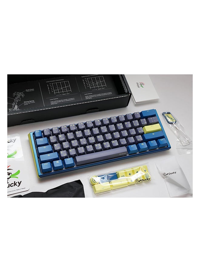 داكي Ducky One 3 Daybreak Mini 60% مفتاح أزرق كرزي  - Image 2