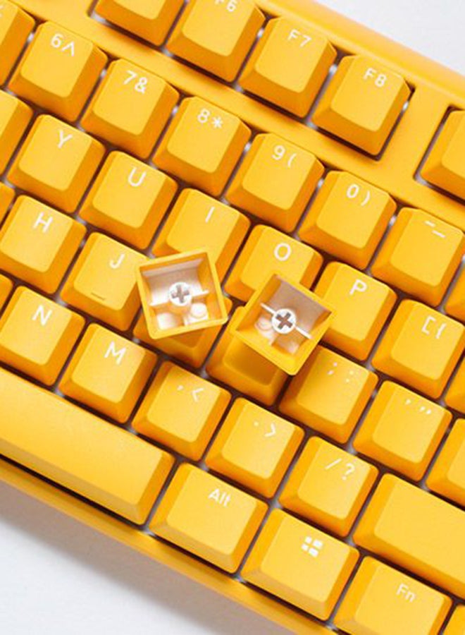 داكي Ducky One 3 Yellow Ducky TKL 80% Cherry Blue Switch  - Image 2