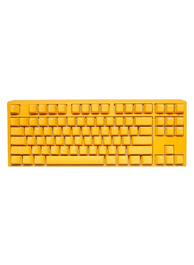 داكي Ducky One 3 Yellow Ducky TKL 80% Cherry Blue Switch  - Image 1