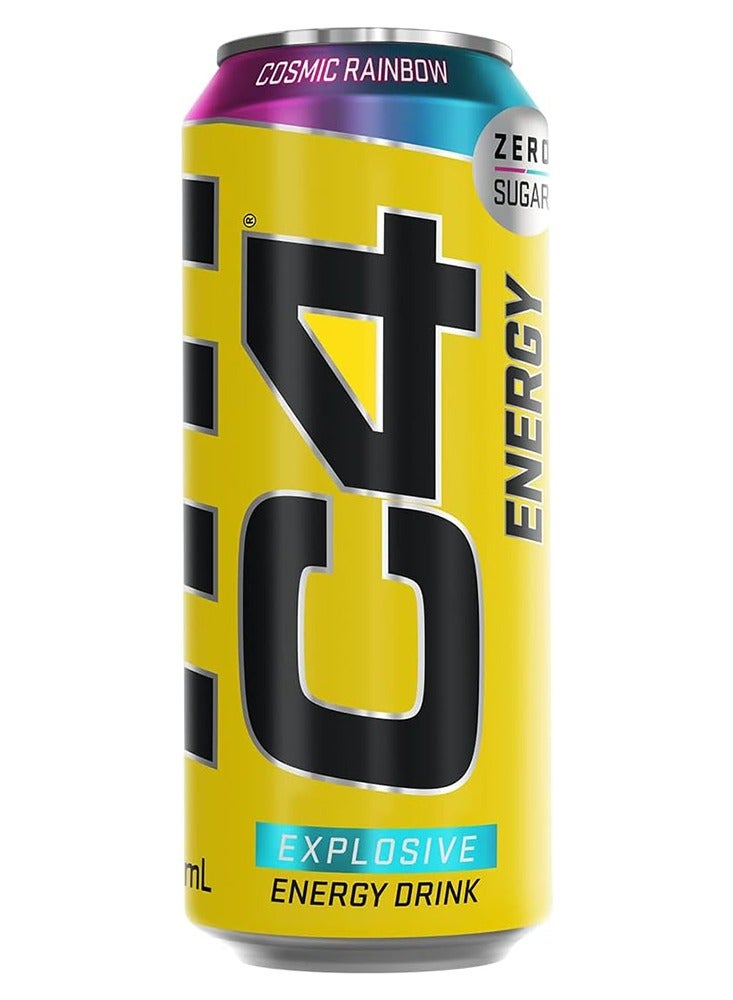 سيلوكور مشروب الطاقة C4 زيرو سكر قوس قزح الكوني 500 مل عبوة من 12 - Image 2