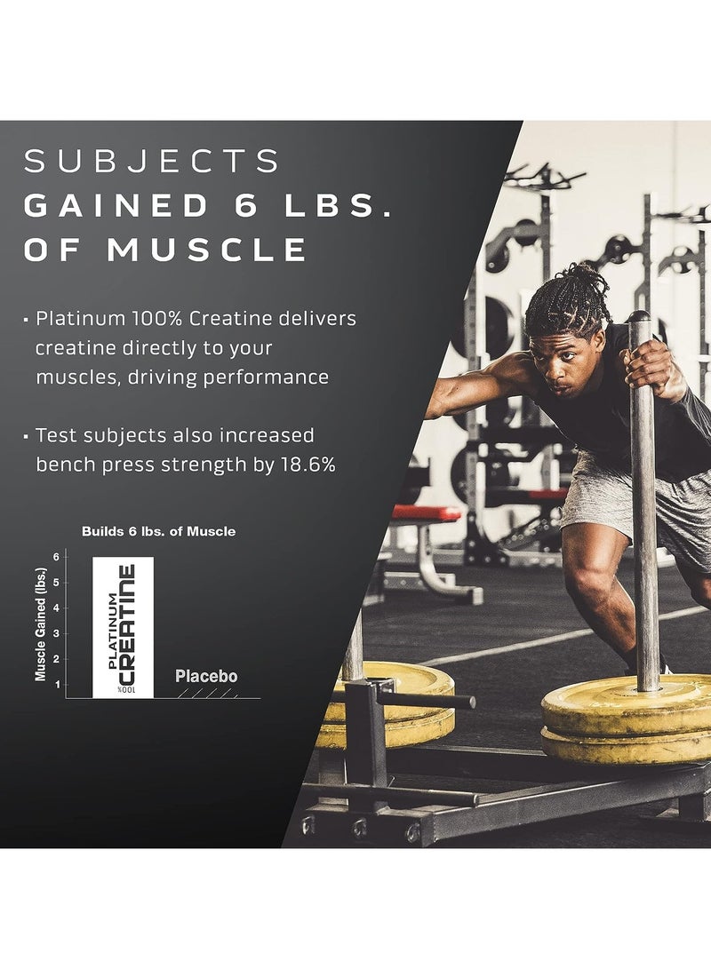 ماسل تيك MuscleTech Platinum 100% Creatine Unflavored 400g  - Image 4
