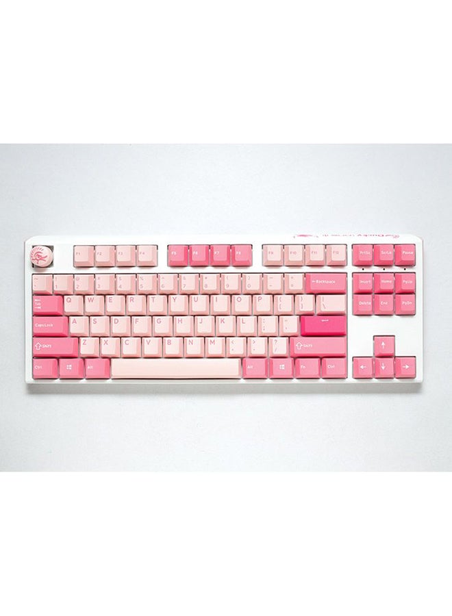 داكي Ducky One 3 Gossamer Pink TKL 80% Cherry Red Switch  - Image 1