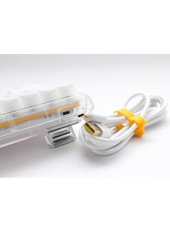 Ducky Ducky One 3 Aura White Mini 60% Cherry Red Switch  - Image 3