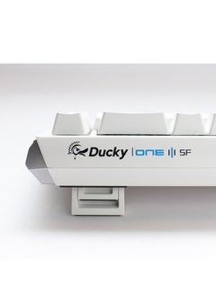 Ducky Ducky One 3 Classic Pure White SF 65% Cherry Blue Switch  - Image 5