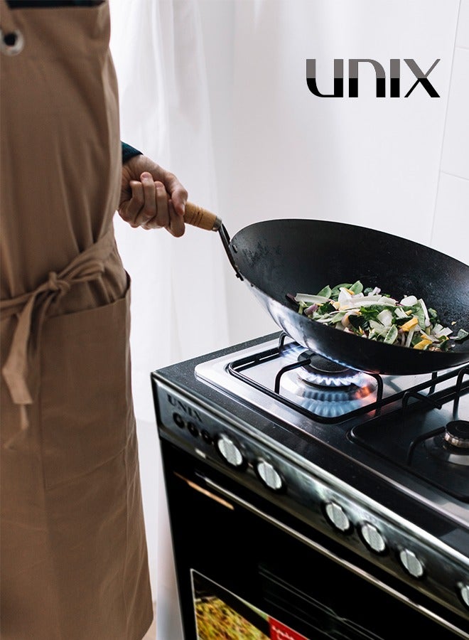 Unix - Oven With 5 Burners C6080S3V.AC.511.SC-6080U Silver - Image 1
